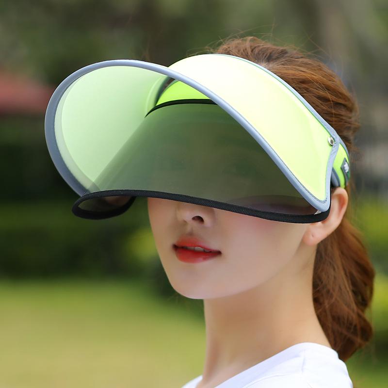 High Quality Stylish Sun protection Plastic Sun Hat Uv protection Sun Visor Hat
