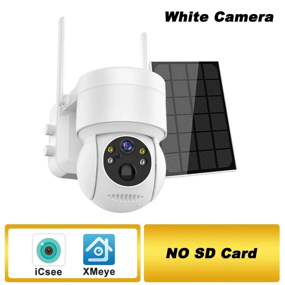 Solar WIFI Camera Outdoor 4MP Video Surveillance Wireless IP Camera With 7800mAh Recharge Battery PIR Human Detecte Security Cam