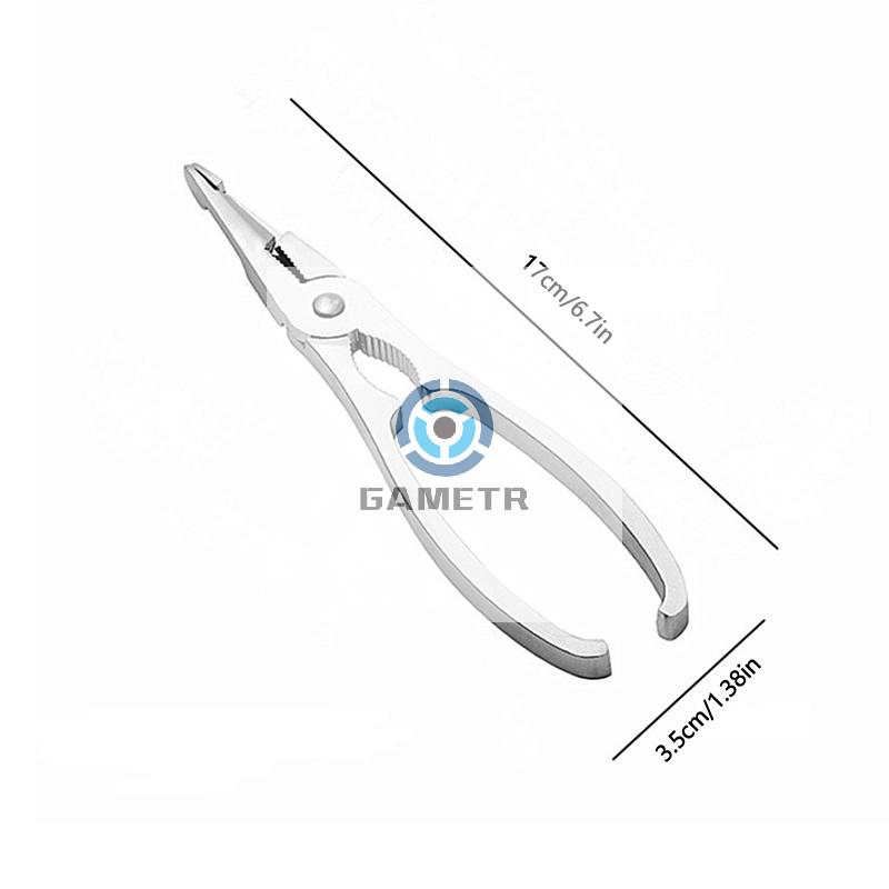 1PC Picking Crab Meat Is Easy Seafood Tool Set Crab Crackers Picks Spoons Set Stainless Steel Pliers Lobster Clamp Pliers Clip