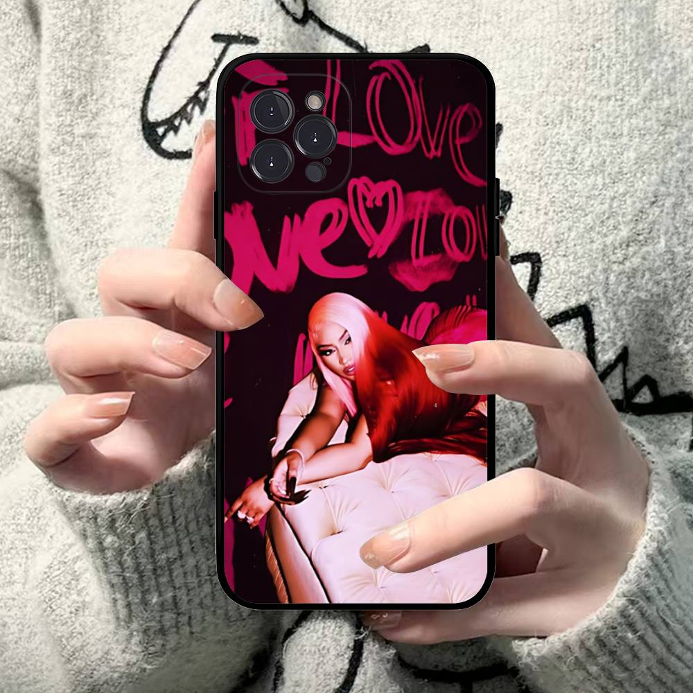 N-nicki Singer M-minaj Phone Case For IPhone 14 Plus 13 Mini 11 16 15 17 Pro Max Protection Shockproof
