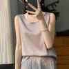 Summer 2025 Women's Round Neck Sleeveless Pullover Vest 