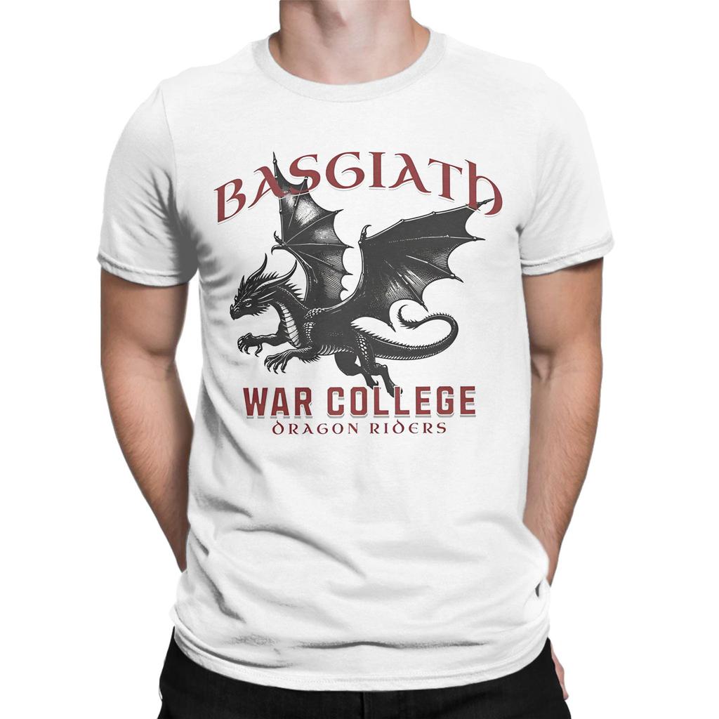 Basgiath War College Movie T Shirts for Men Women Cotton Funny T-Shirt Round Neck  Tees Short Sleeve Tops Adult