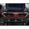 Fit For Honda Accord 10th 2018- Red ABS Central Console Air Outlet Vent Trim