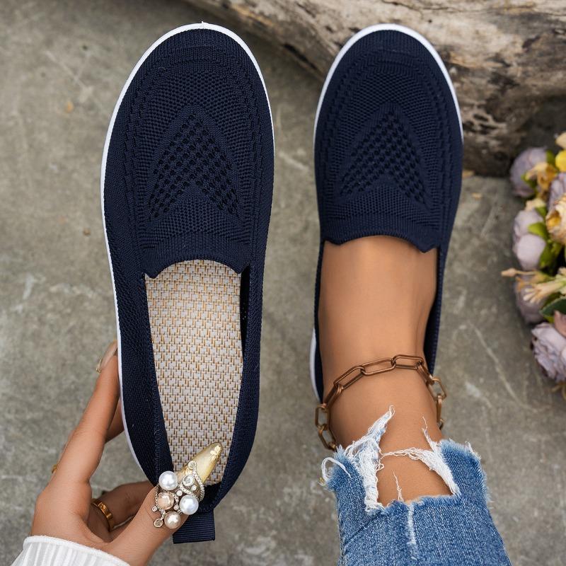 Summer New Mesh Women's Shoes Casual Fashion One-pedal Shoes Women's Mesh Breathable and Comfortable Women's Shoes