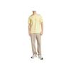 adidas Z.N.E. T-Shirt Powder Yellow Men Streetwear JD5981