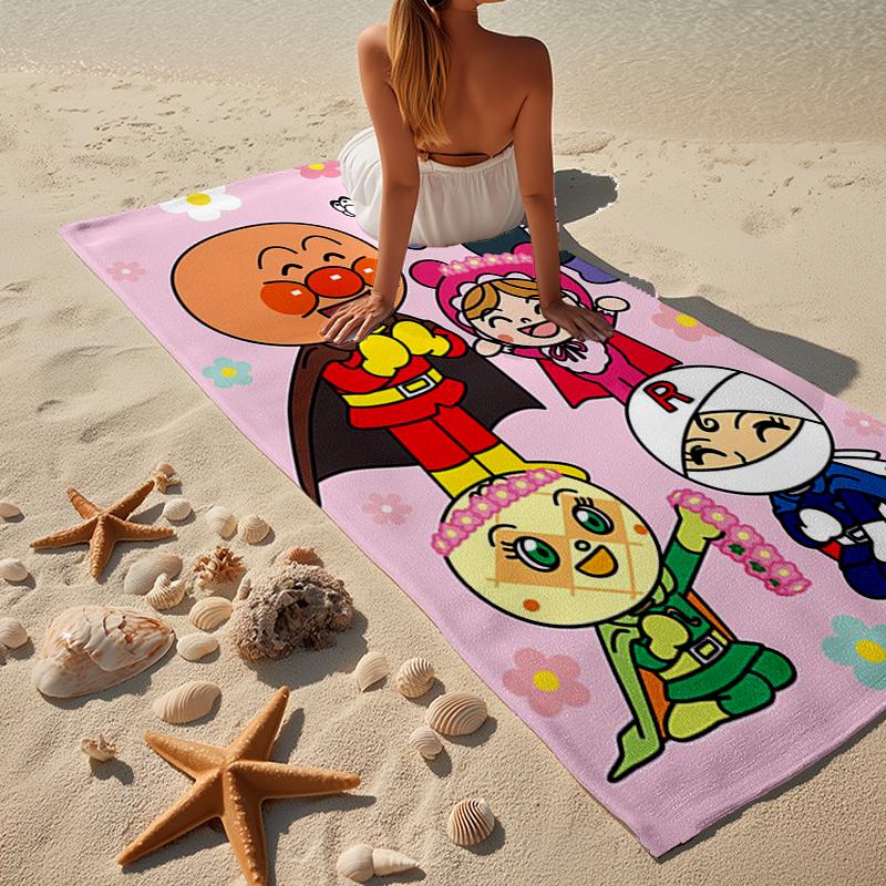 Superhero Parade Beach Towel, Super Soft Microfiber, Gift for Her/Him, Birthday, for Pool, Beach, Travel, Home Decor Fan gifts