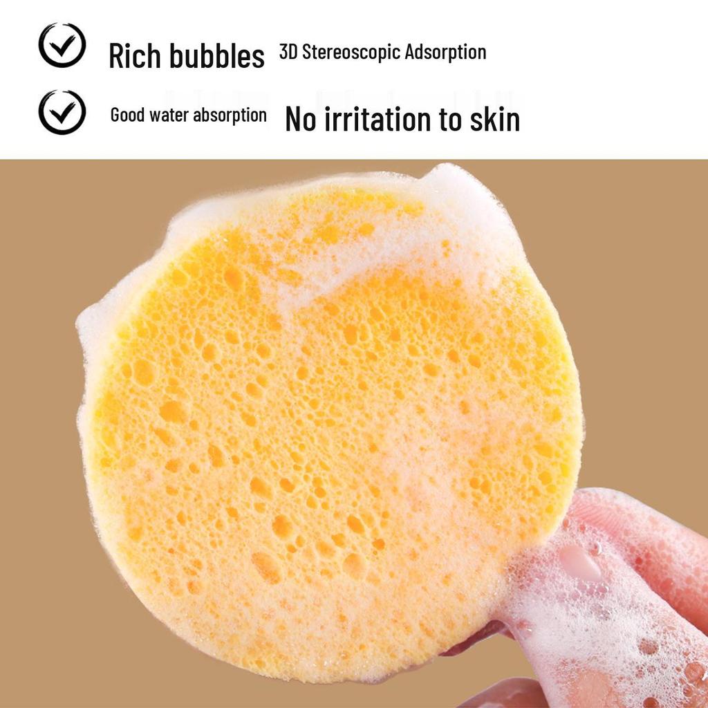 Compressed Cotton Facial Cleansing Puffs, Disposable Makeup Remover Cellulose Sponges for Salon Use.