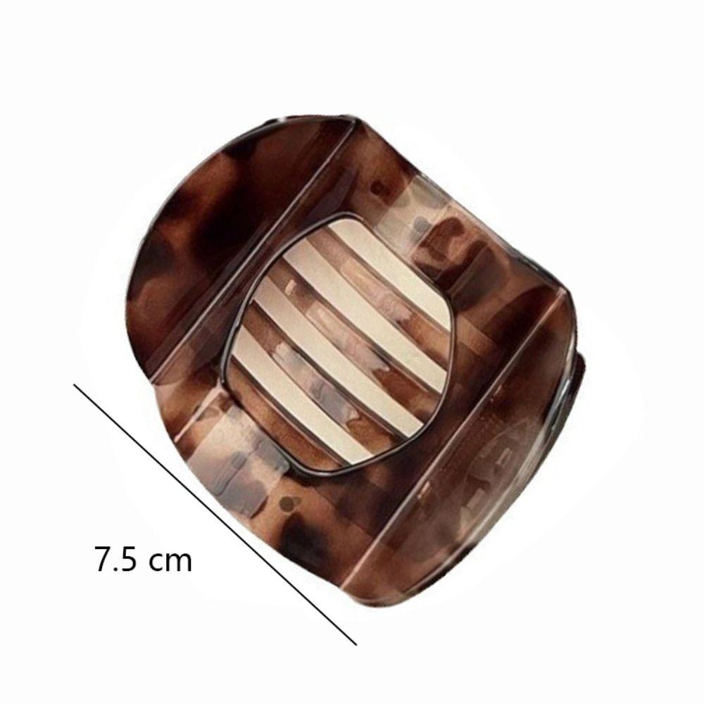 Flat Hair Claw Clip Arc Shaped Hair Barrettes Vintage Hairpin  for Women