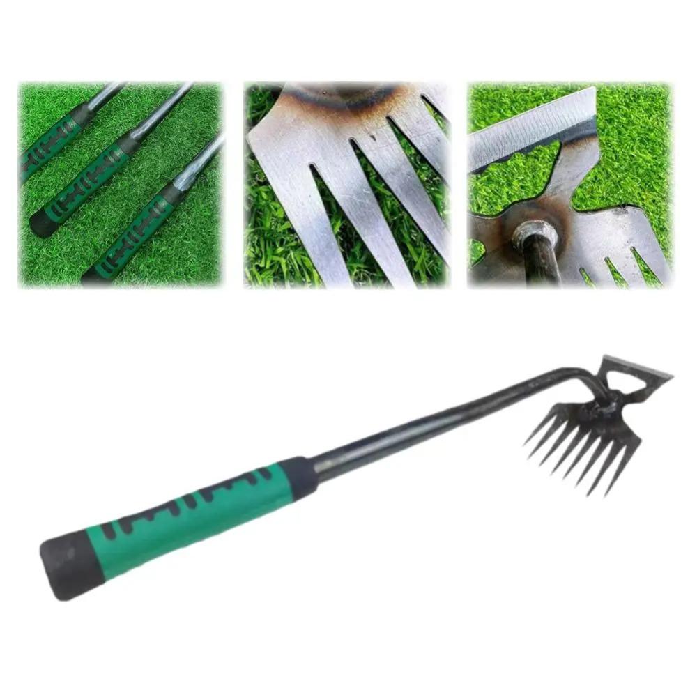 2-in-1 Gardening Hand Weeder Tool Puller Shovel Hand Weed Remover 5/6/11 Tooth for Garden Lawn Yard Hand Gardening Loose Soil