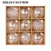 Transparent Christmas Ball Set White Champagne Green Xmas Balls Diy Christmas Tree Ornaments For Xmas Party Wedding  Gifts