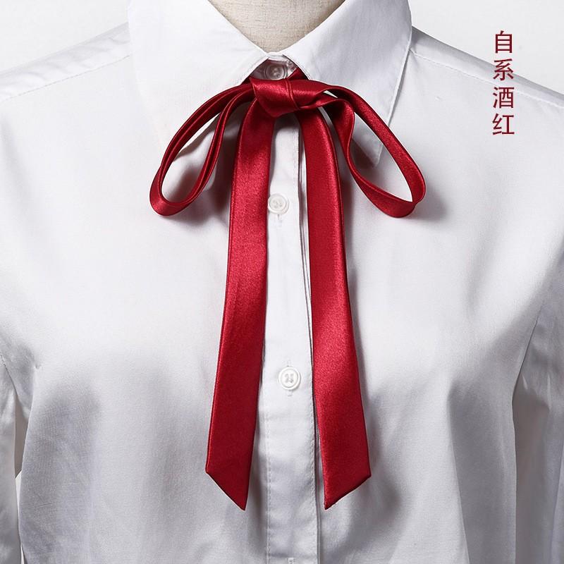 Hand-tied JK Bow Tie, Narrow And Versatile Bow Ribbon