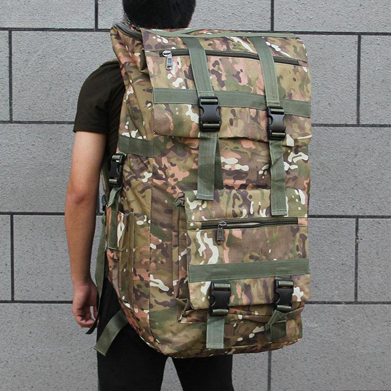 Camping Equipment Men 120L Large Capacity Backpack Travel Hiking Backpacks Waterproof Outdoors Rucksack Sports Bag