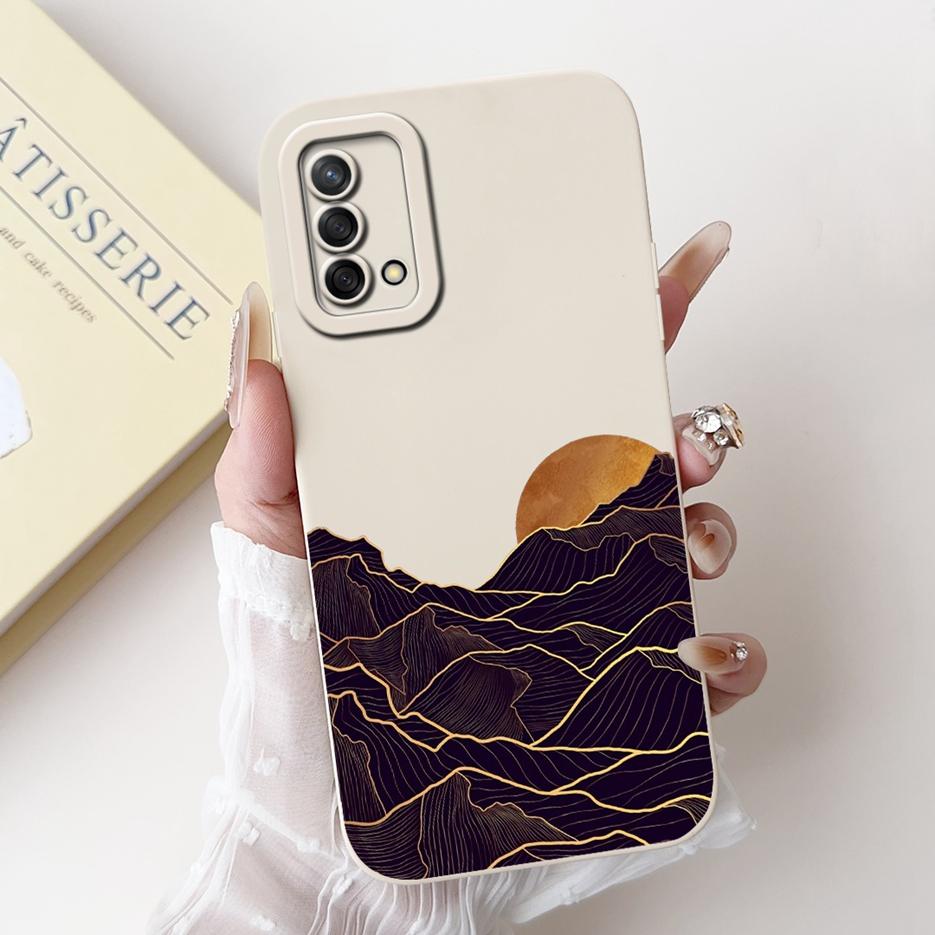 For Oppo A74 4G Case Oppo A54 A94 Stylish Candy Painted Cover Shockproof Phone Cases For Oppo A94 A 54 74 OppoA54 OppoA74 Bumper