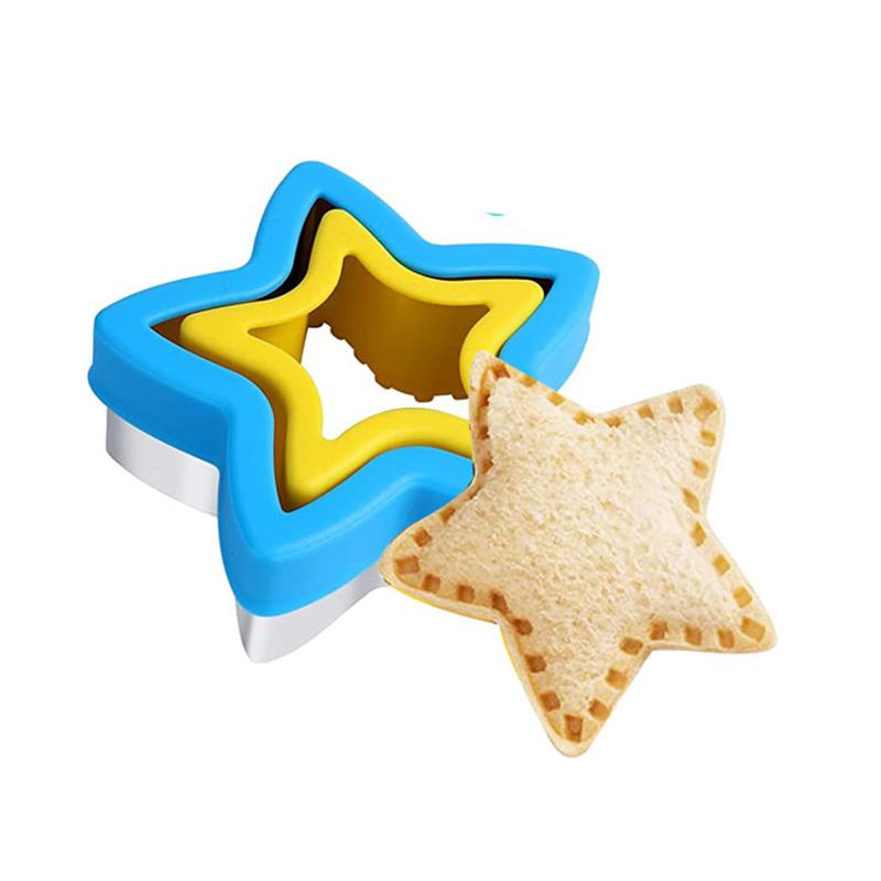 Sandwich Cutter Cookie Mold Bread Cutter Mould Dinosaur Shaped Sandwich Cutter and Sealer For Kids Children Kitchen Accessories