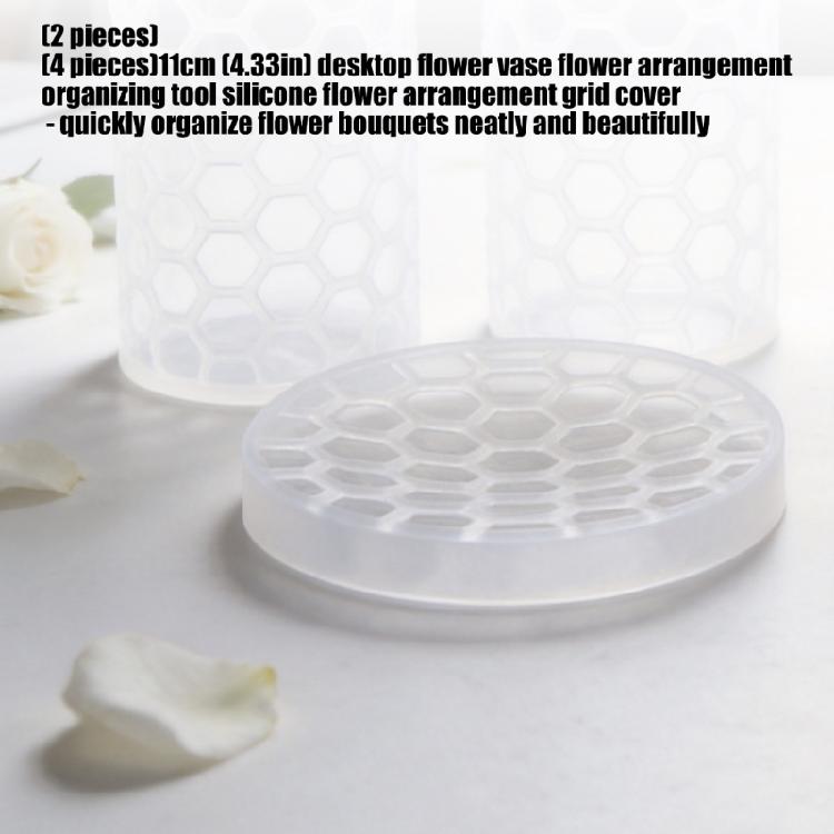 Grille d'Arrangement Floral en Silicone Flexible Supports de Tige Florale pour Vases Grille Fleurie Arrangeur de Fleurs Arrangement Floral Facile