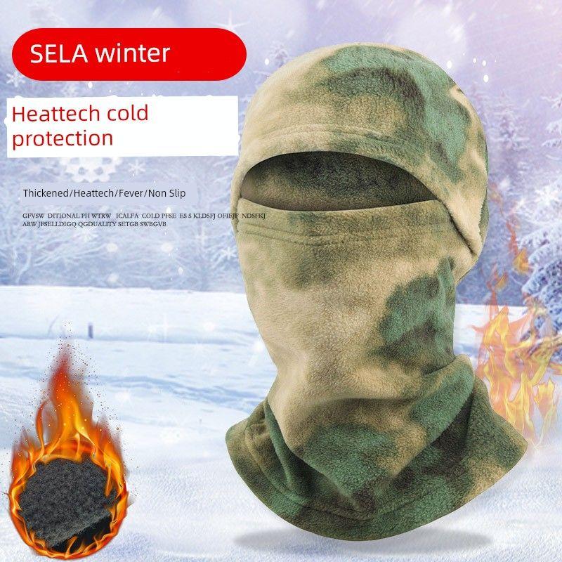 Camouflage Fleece Warm Cycling Skiing Headgear Hat