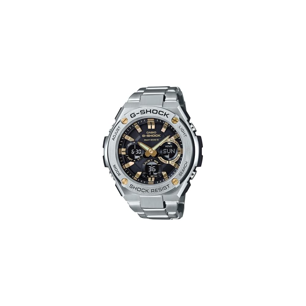 

Casio G-Shock G-Steel Solar Radio Men s Watch Silver GST-W110D-1A9JF