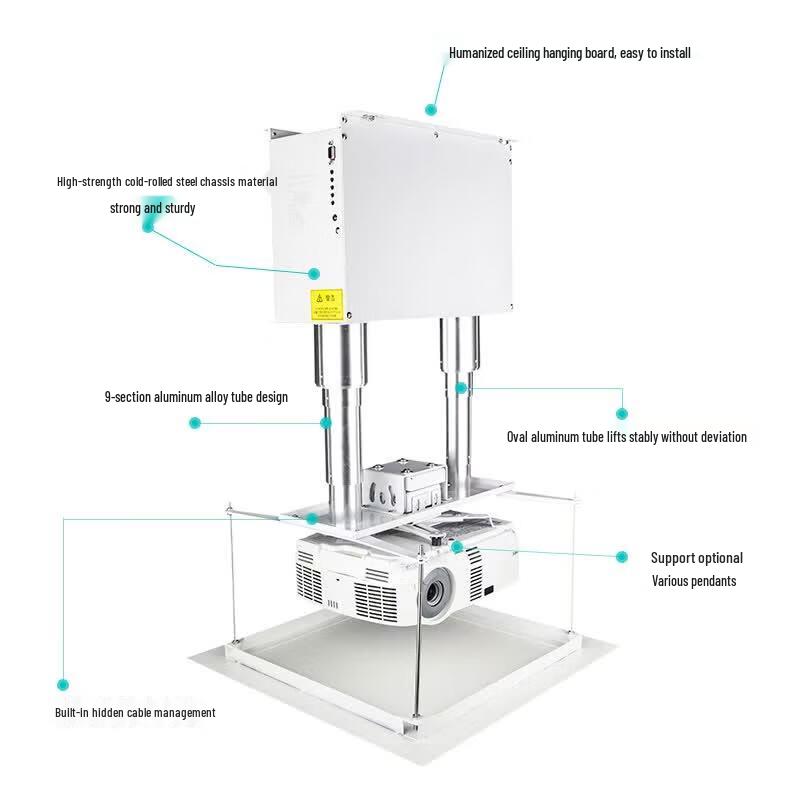 IN&VI Electric Telescopic Projector Ceiling Mount
