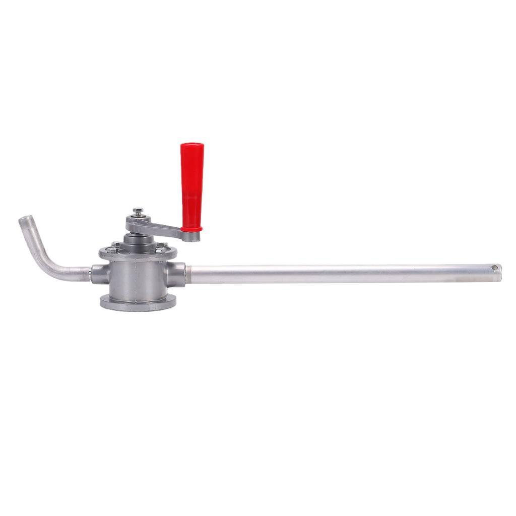 Aluminum Alloy Hand Crank Oil Pump Portable Manual Oil Transfer Drum Pump with Hose for Extracting Engine Oil and Gear