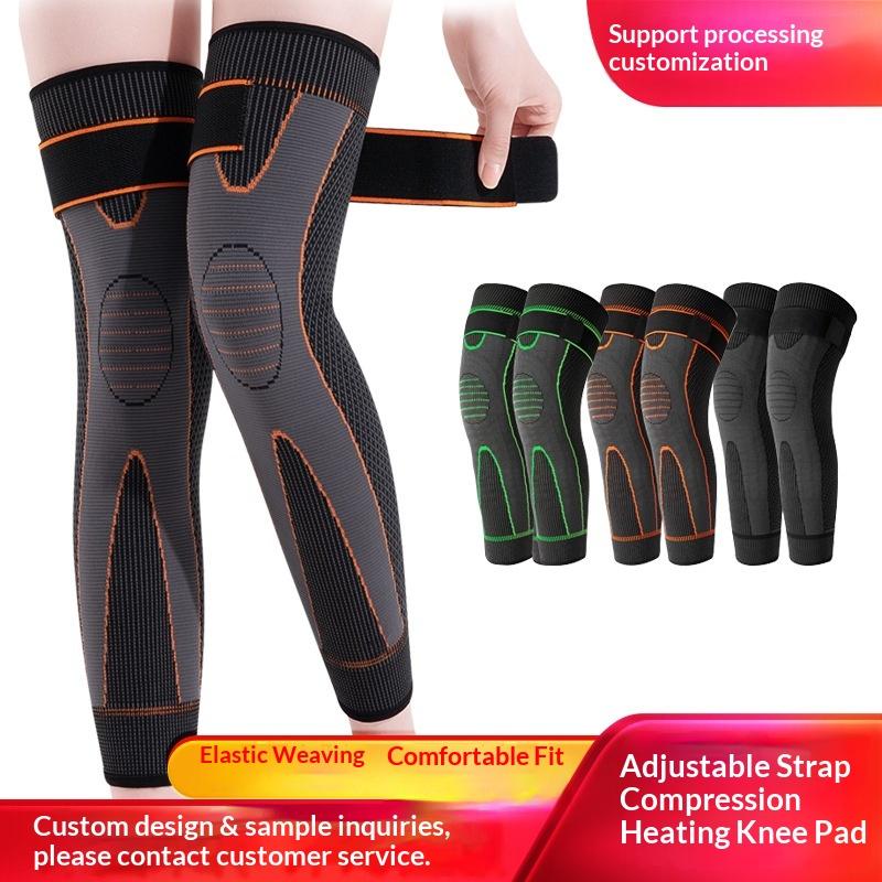 Customized Pressurized Warm & Cold-Proof Knee Pads for Running Fitness Bodybuilding & Cycling-Unisex чёрный