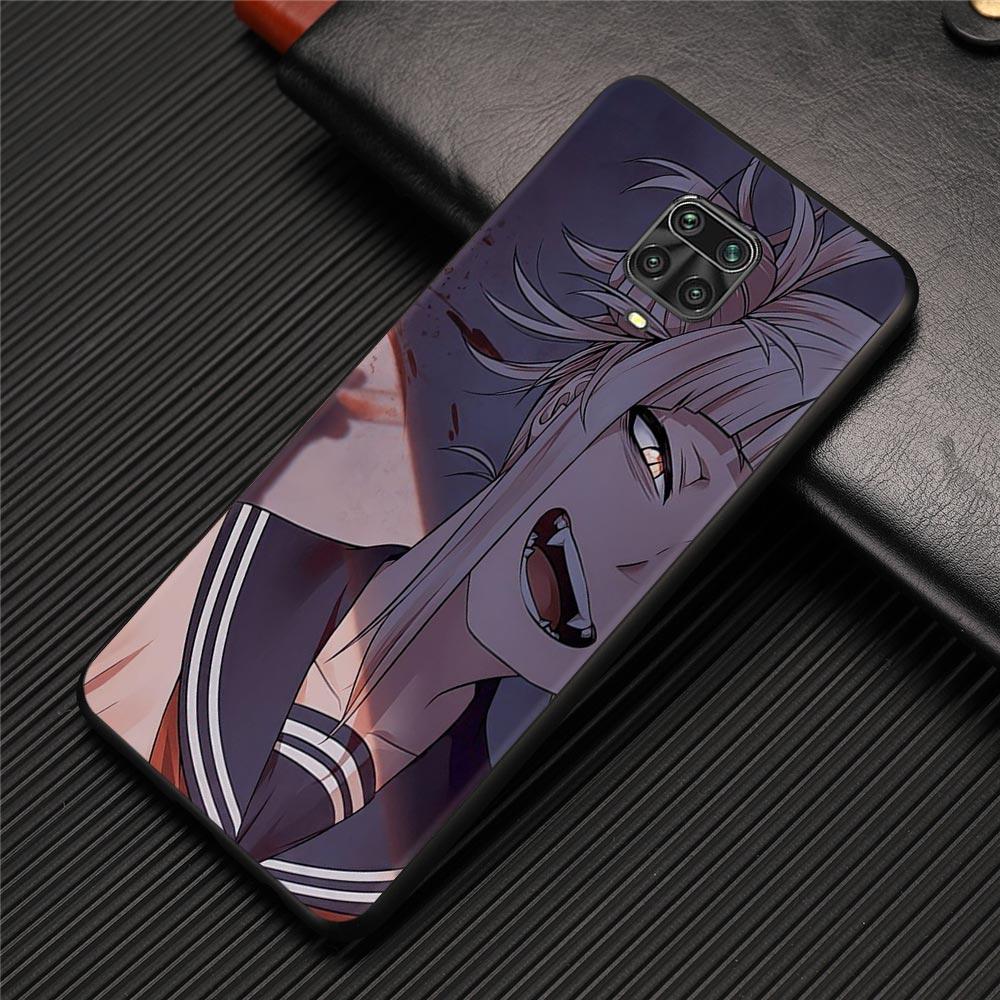Case For Xiaomi Redmi Note 11 10 9 8 7 Pro Max 9T 8T 9S Cover for Redmi 10 9 8 9C 9A 8A 7A My Hero Academia Girl TOGA Himiko