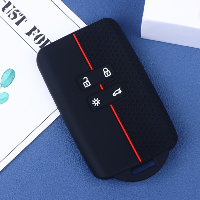 Simple Silicone Remote Car Key Cover Keychain Key Case Car Key Holder Shell For X1 X3 X4 X5 X6 Series Car Key Protector