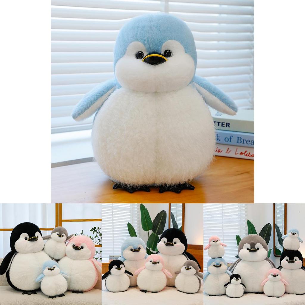Adorable Black And Gray Soft Penguin Plush Toy Perfect For Kids Birthday Gifts