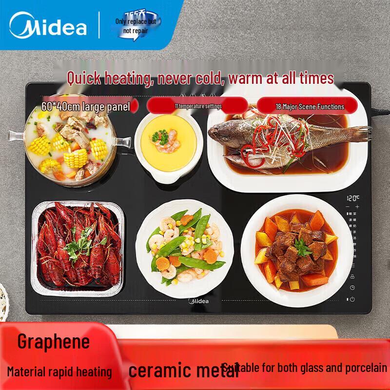 Midea Multi-functional Electric Food Warming Board CN plug (adapter included)