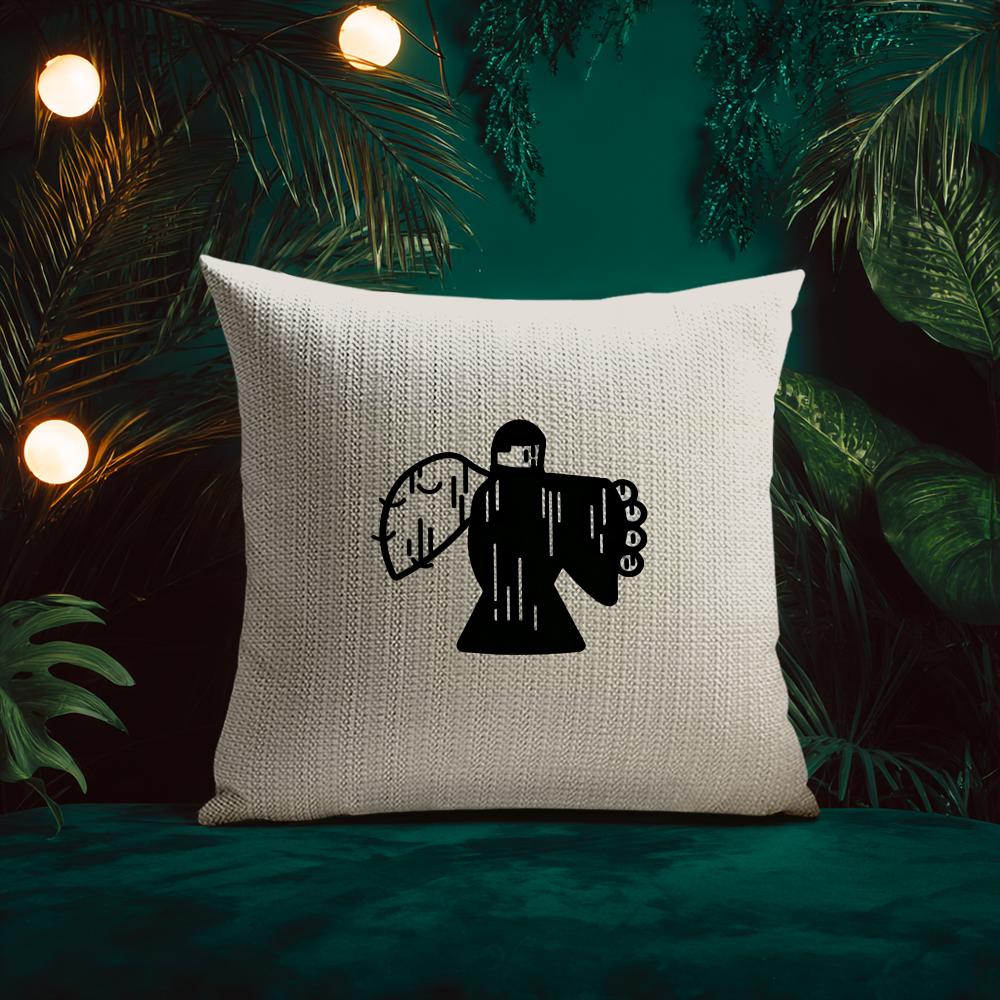 Aargentinian M-Milo Jj Cushion Cover Natural Linen Pillow Case Double-Sided Print Decorative Sofa Pillowcase Home Decor Gift