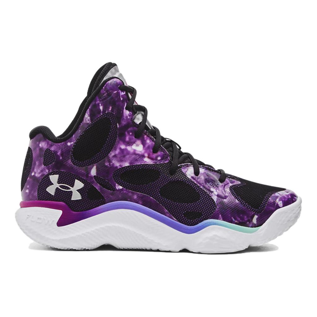 Tuff Crowd X Curry Brand Curry Spawn FloTro Amethyst Unisex Sneakers Purple Mystic-Magenta Neo-Turquoise 3026842-500