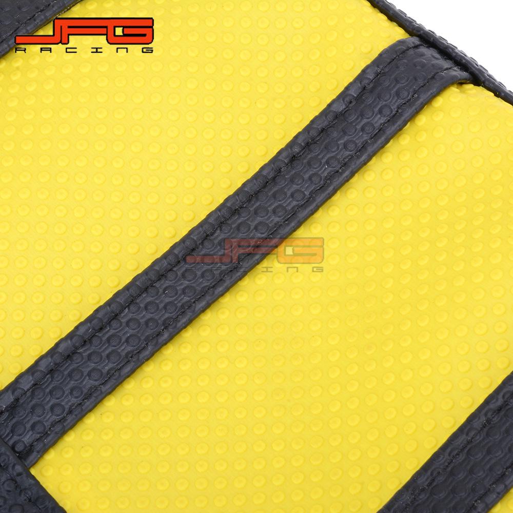 RM85 (02-17) Yellow Off-Road Motorcycle Waterproof Non-Slip Seat Cover