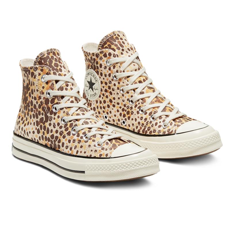 Converse 1970s Animal Print Chuck Classic Casual High Top Canvas Unisex Leopard
