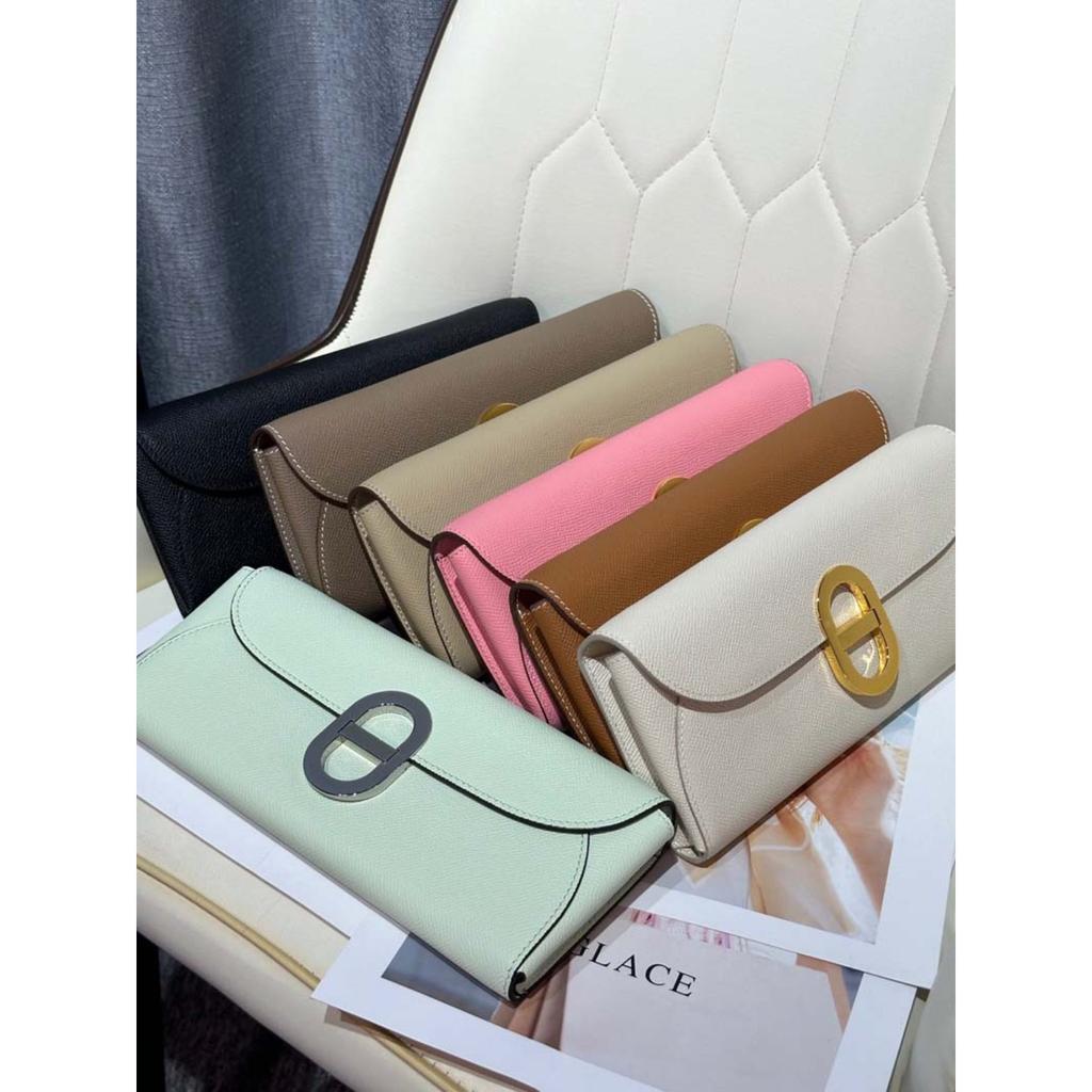 Haute Couture Leather Pig Nose Woc Wallet Palm Pattern Cowhide Hand Grab Bag Crossbody Women's Bag Clutch