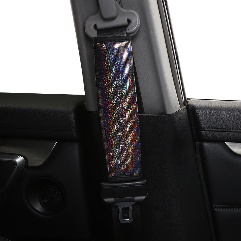Colorful Gold Elastic Steering Wheel Handle Band Without Inner Ring