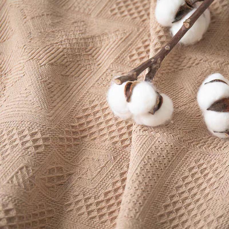 Diamond Shaped Minimalist Modern All Inclusive Solid Color Sofa Blanket Tea Table Cloth Cover Blanket