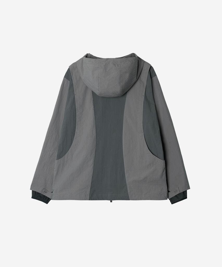 Node Labs Dev:10 Paneld Windbreaker Jacket_Gray