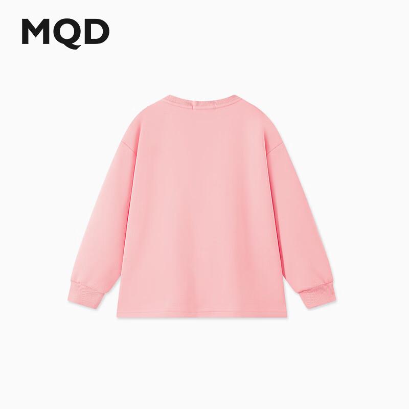 MQD Girls Cartoon Color Block Casual Sweatshirt 140cm