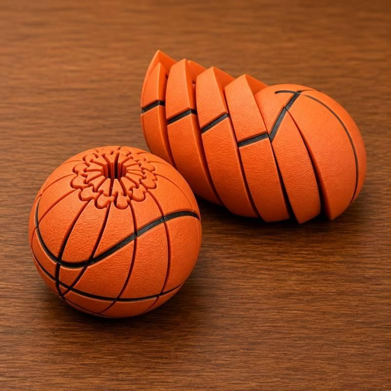 3D Printed Baseball Fidget Ball Portable Twist Sensory Toy Stress Relief for Adult Kids Travel Office Party Gift