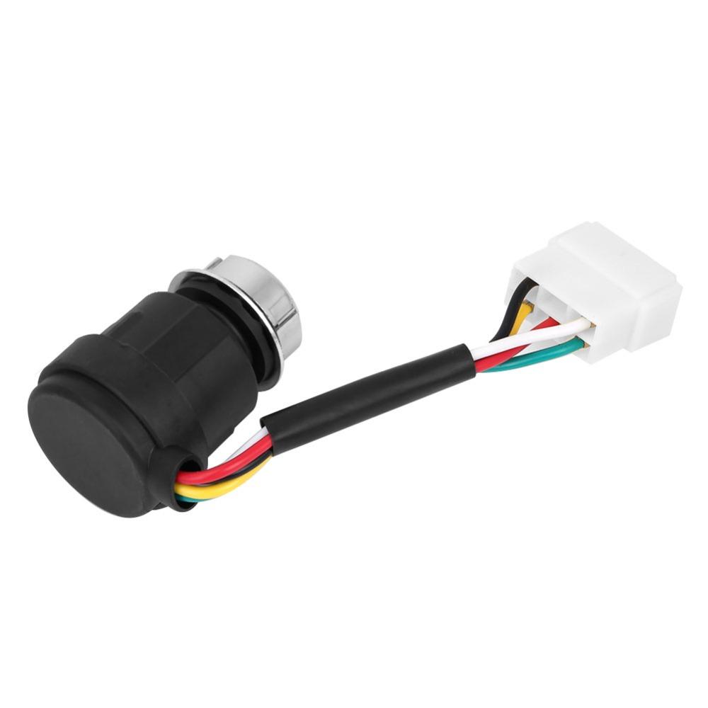 1Pcs 5 Wires Diesel Engine Tiller Key Switch Tiller Start Switch for 178F 186F Diesel Engine Tiller