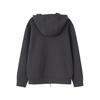 Emporio Armani Zipped Logo Embroidered Hoodie 8N1ML6-1JHSZ-0842