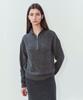 ANGGAE Half Zip Up Pullover Ash