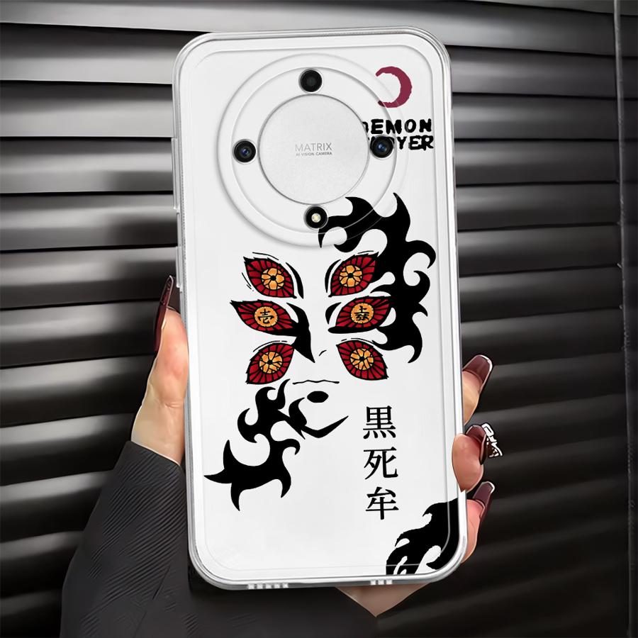 Soft Phone Cover Case for Honor X8a X8 X8b X9a X9b 90 Lite X7b Cool Anime Kokushibo