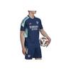 adidas Arsenal Football Club Sezon 2021-2022 Liga Mistrzów Koszulka Treningowa Wersja Zawodnika Krótki Rękaw Koszulka Piłkarska Męska Niebieski GT1193