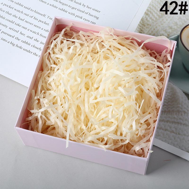 Crinkled Shredded Straw Paper Filler for Gift Box Packaging