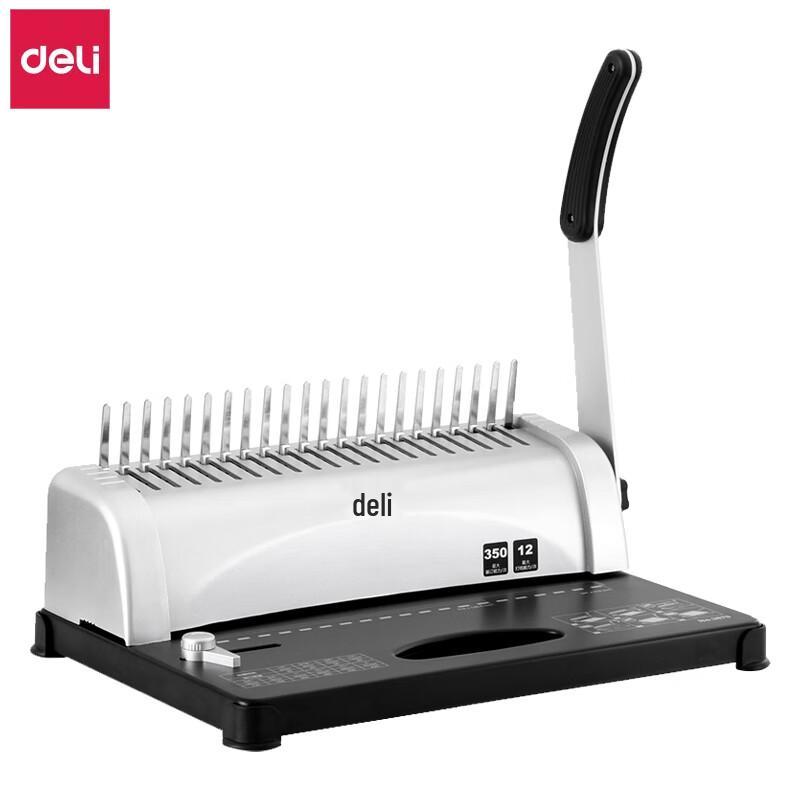Deli 21-Hole Manual Comb Binding Machine
