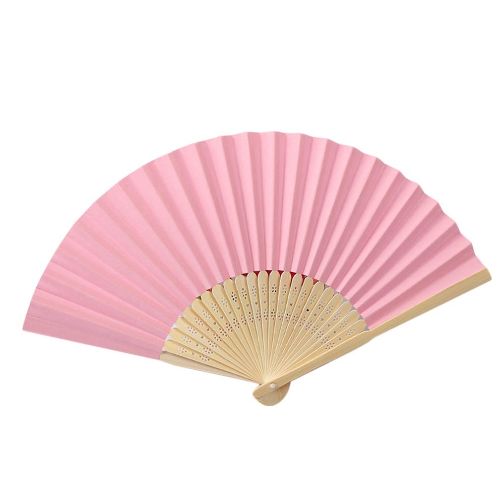Handmade Kids Drawing Wedding Folding Chinese Style Paper Fan Hand Held