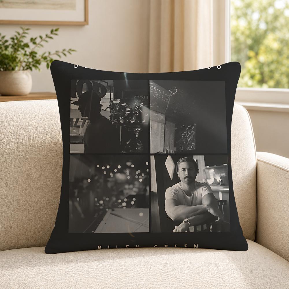 Singer RRiley GGreen Cushion Cover Soft Short Plush SkinFriendly Cushion Case for MultiScene Use