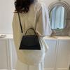 Trendy Casual Pu Leather Small Square Bag Versatile Shoulder Handbag For Daily Use