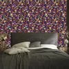 Wild Flowers Wallpaper Pomegranate and Plum for Living Room and Bedroom 50x1000