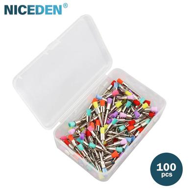 100 Stück Dentallabor Nylon Riegel Kleine Flache Polierer Polierer Prophylaxe Bürsten Einweg Zahnpflege Bürstenkopf